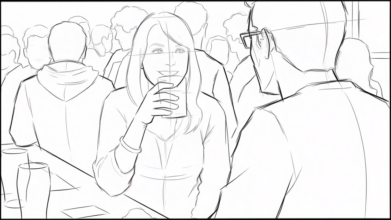 ROUGHS - storyboard frame 8 by Dakota Warren